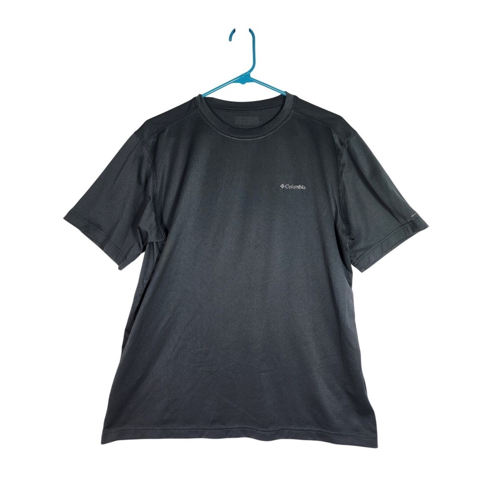 Columbia Men's XL Black T-Shirt Omni-Wick Performance Moisture Wicking Athletic